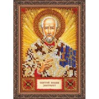 The kit for a bead stiching mini icons of saints St. John Abris Art AAM-013