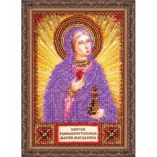 The kit for a bead stiching mini icons of saints Holy Mary Abris Art AAM-014