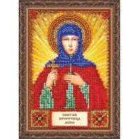 The kit for a bead stiching mini icons of saints Saint Anne Abris Art AAM-015