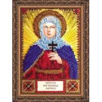 The kit for a bead stiching mini icons of saints Saint Larissa Abris Art AAM-017