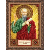 The kit for a bead stiching mini icons of saints St. Paul Abris Art AAM-022