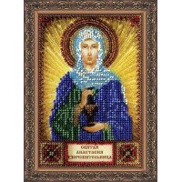 The kit for a bead stiching mini icons of saints Saint Anastasia Abris Art AAM-029