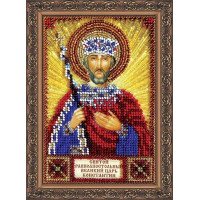 Набор для вышивки бисером именной мини-иконы Святой Константин Абрис Арт ААМ-030