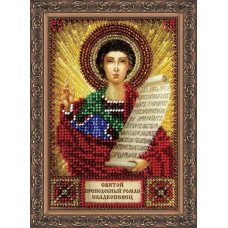 Набор для вышивки бисером именной мини-иконы Святой Роман Абрис Арт ААМ-032