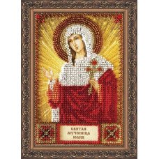 The kit for a bead stiching mini icons of saints St. Julia Abris Art AAM-038