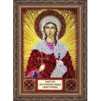 Набір для вишивання бісером іменної міні-ікони Свята Вікторія Абріс Арт ААМ-040