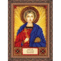 Набор для вышивки бисером именной мини-иконы Святой Валерий Абрис Арт ААМ-055