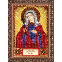 The kit for a bead stiching mini icons of saints Saint Lydia Abris Art AAM-060