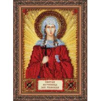 The kit for a bead stiching mini icons of saints Saint Zoya Abris Art AAM-074