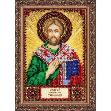 Набор для вышивки бисером именной мини-иконы Святой Тимофей Абрис Арт ААМ-075