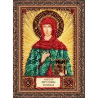 The kit for a bead stiching mini icons of saints Holy Zinaida Abris Art AAM-076