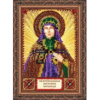 Набір для вишивання бісером іменної міні-ікони Свята Ангеліна Абріс Арт ААМ-078