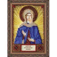 The kit for a bead stiching mini icons of saints Saint Nonna Abris Art AAM-084