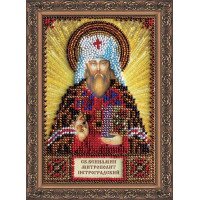 The kit for a bead stiching mini icons of saints Saint Benjamin Abris Art AAM-085