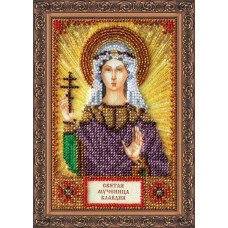 The kit for a bead stiching mini icons of saints Saint Claudius Abris Art AAM-092