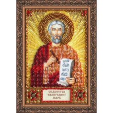The kit for a bead stiching mini icons of saints Saint Mark Abris Art AAM-093