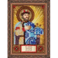 The kit for a bead stiching mini icons of saints Saint Yaroslav Abris Art AAM-106
