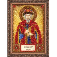 Набор для вышивки бисером именной мини-иконы Святой Всеволод Абрис Арт ААМ-110