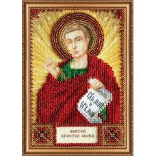 The kit for a bead stiching mini icons of saints Saint Thomas Abris Art AAM-117