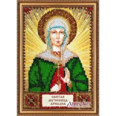 Набір для вишивання бісером іменної міні-ікони Свята Аріадна (Аріна) Абріс Арт ААМ-128