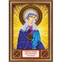 The kit for a bead stiching mini icons of saints Saint Solomy Abris Art AAM-129