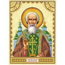 Схема для вишивання ікони бісером Святий Сергій (Сергій) Абріс Арт АСК-012