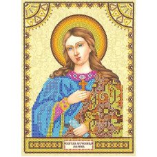 Схема для вышивки иконы бисером  Святая Марина Абрис Арт АСК-058