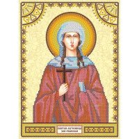Схема для вышивки иконы бисером  Святая Зоя Абрис Арт АСК-074