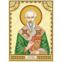 Схема для вишивання ікони бісером Святий Рустик (Руслан) Абріс Арт АСК-108