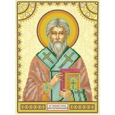Схема для вышивки иконы бисером  Святой Тарасий (Тарас) Абрис Арт АСК-130
