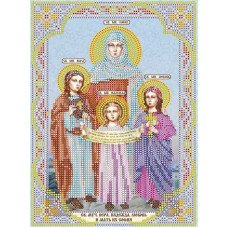 Charts icons for beading Icon Holy Faith, Hope, Love and their mother Sophia Abris Art ACK-160