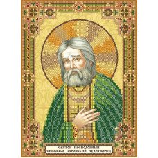 Charts icons for beading Icon of Seraphim of Sorovsk Abris Art ACK-164