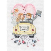 Cross Stitch Kits Anchor ACS15 Just Married