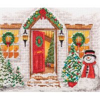 Cross Stitch Kits Anchor PCE968 Christmas Welcome
