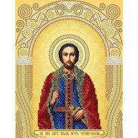 Pattern beading A-strochka AC4-040 Icon of St. Venerable Blgv. Prince Igor Chernigov