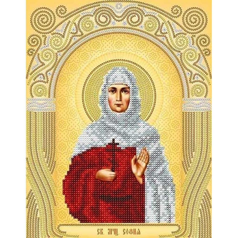 Pattern beading A-strochka AC4-052 Icon of Holy Martyr Sofia