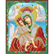 Pattern beading A-strochka AC5-002 Icon of Mother of God It is worthy to eat (Merciful)