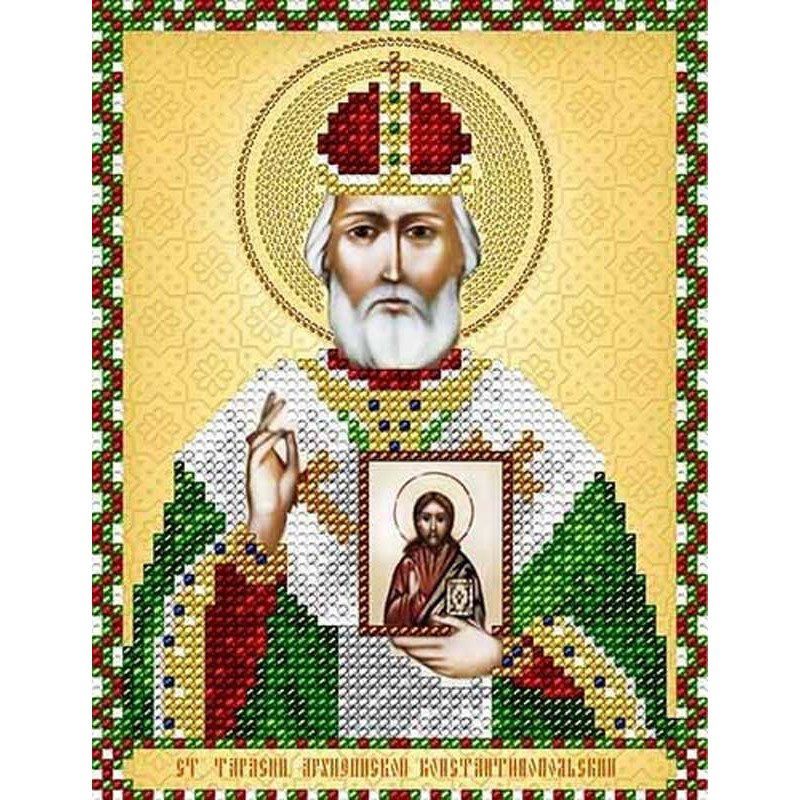 Pattern beading A-strochka AC5-092 Icon of Art. Tarasius Archbishop of Constantinople