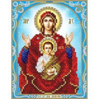 Схема для вишивання бісером А-строчка АС5-100 Ікона Божа Матір Знамення