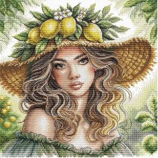 Cross Stitch Kits AVA P043 The Girl of the Lemons