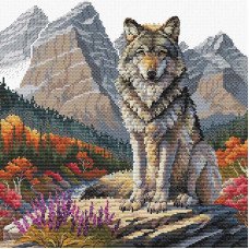 Cross Stitch Kits AVA P098 Majestic Wolf