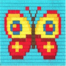 Набор для вышивания вертикальным стежком Stitch me I-008 Бабочка