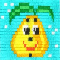 Vertical stitch kit Stitch me I-018 Cheerful pear