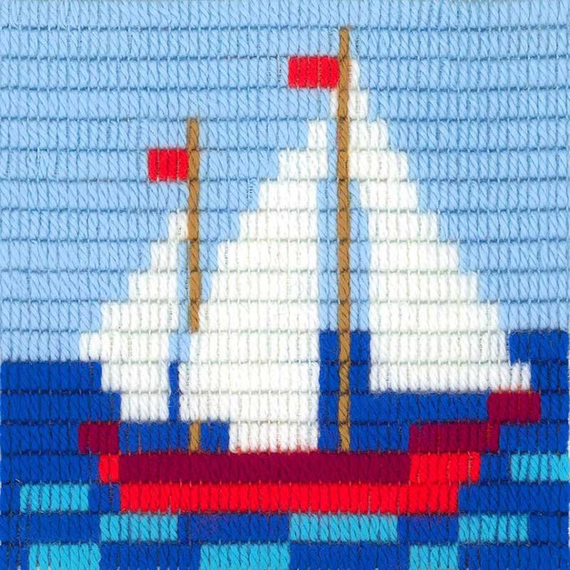 Vertical stitch kit Stitch me I-020 Sailboat