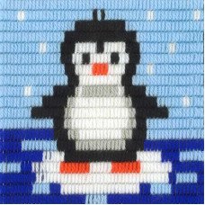 Набор для вышивания вертикальным стежком Stitch me I-033 Пингвин