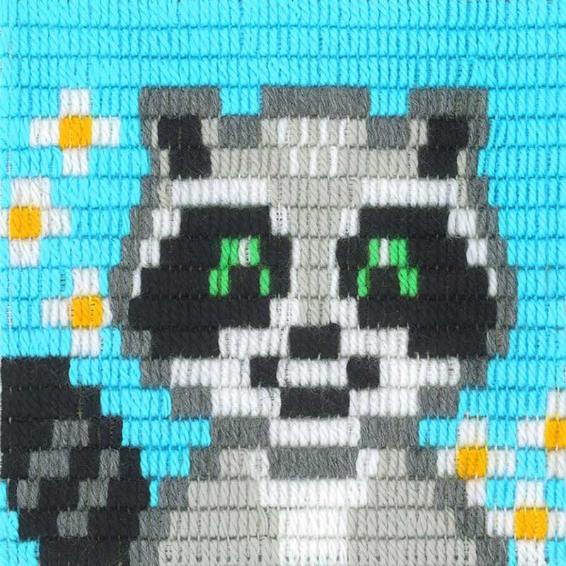 Vertical stitch kit Stitch me I-044 Raccoon