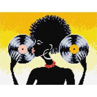 Набір для вишивання пряжею по канві з рисунком Quick Tapestry TL-56 Меломан