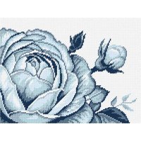 Kit for embroidery yarn on canvas with a pattern Quick Tapestry TL-58 Rose