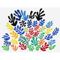 Kit for embroidery yarn on canvas with a pattern Quick Tapestry TL-89 The Sheaf