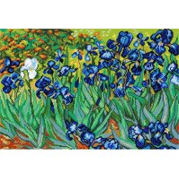 Набір для вишивання пряжею по канві з рисунком Quick Tapestry TS-113 Півники, В. ван Гог